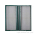 Plisse pleated mesh folding screen door